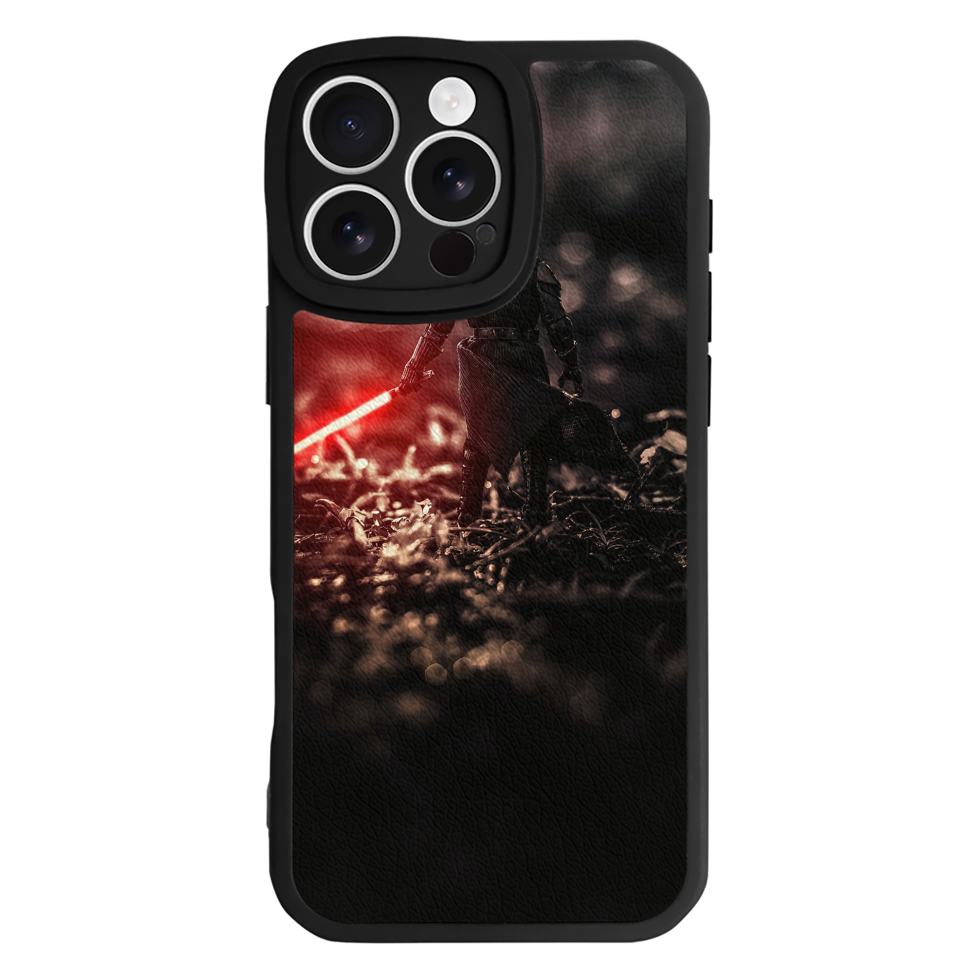 （画像用） スター・ウォーズ Star Wars 【iPhone 16シリーズ対応】シリコンスマホケース（レザー調） 材質：シリコン